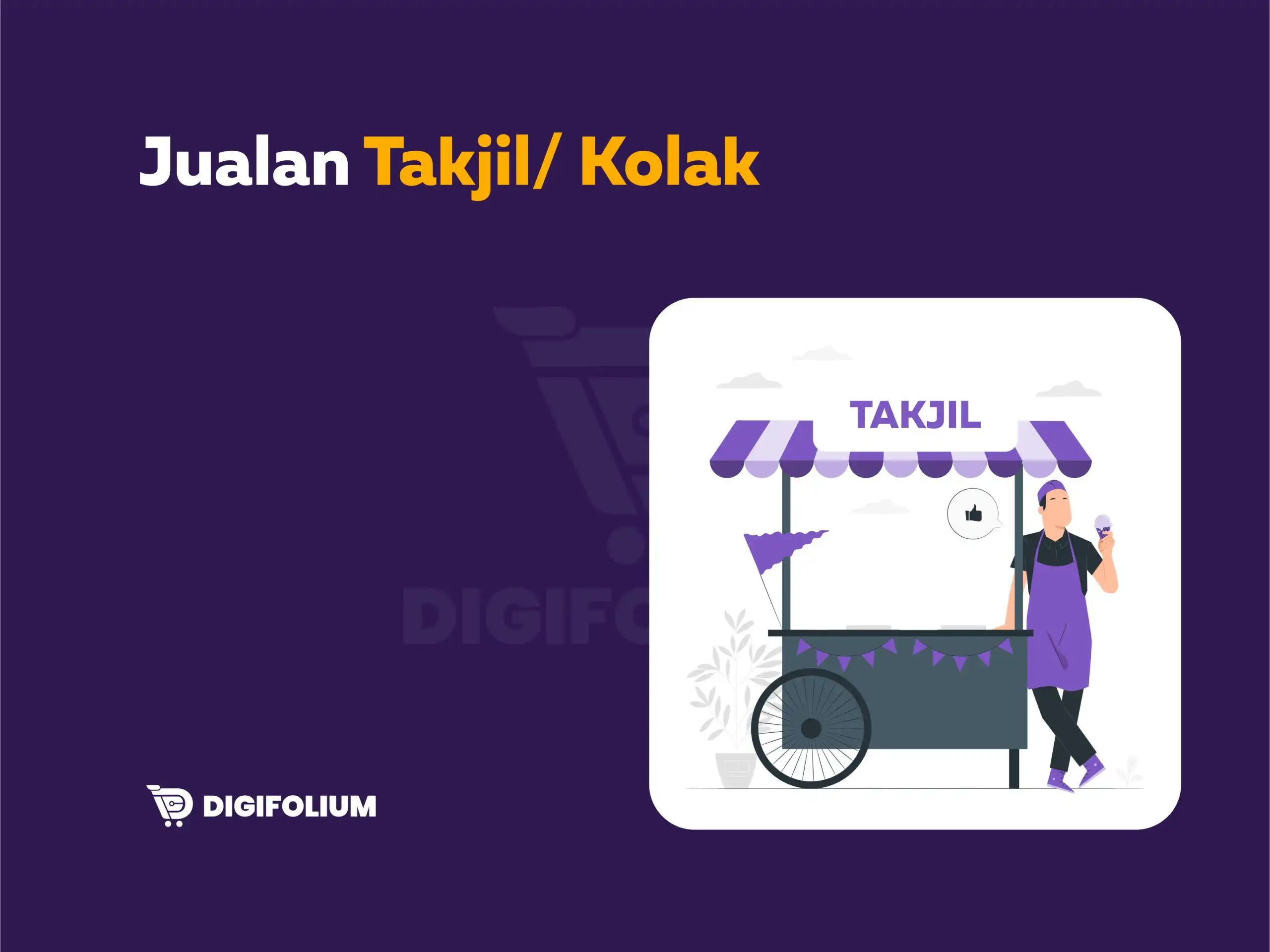 Jualan Takjil/ Kolak