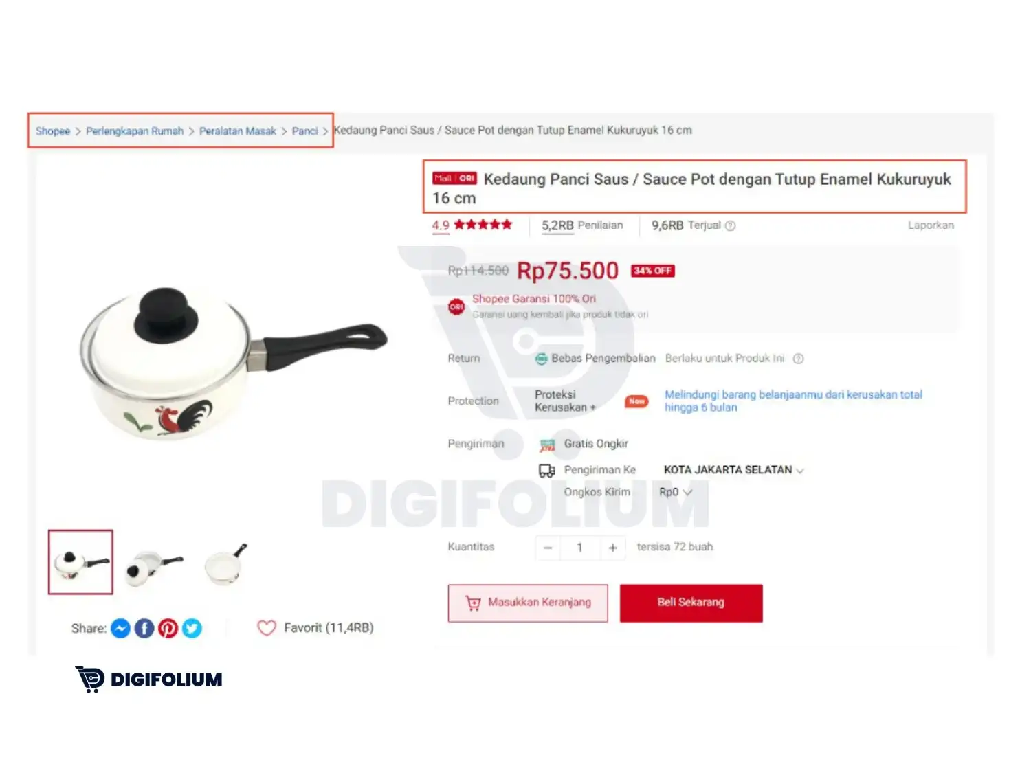 Fungsi Krusial Judul Produk