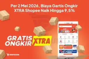 Per 2 Mei 2026, Biaya Gratis Ongkir XTRA Shopee Naik 9,5%