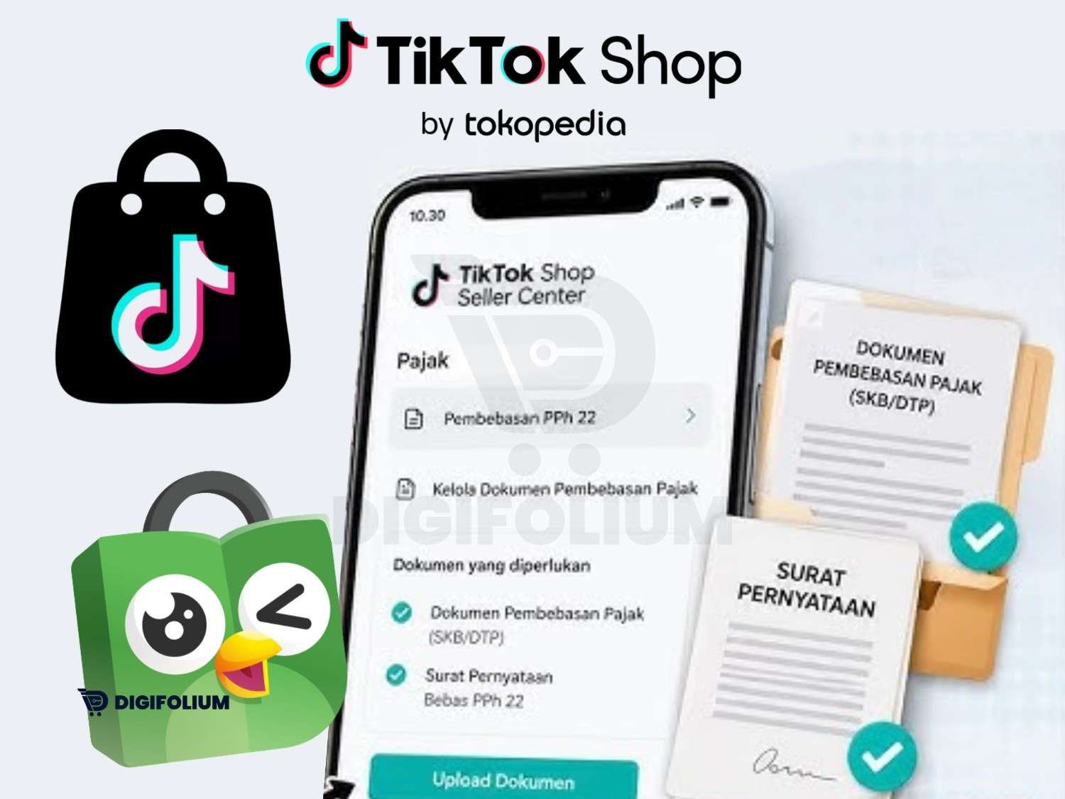 Cara Mengajukan Pembebasan PPh Pasal 22 Tokopedia dan TikTok Shop