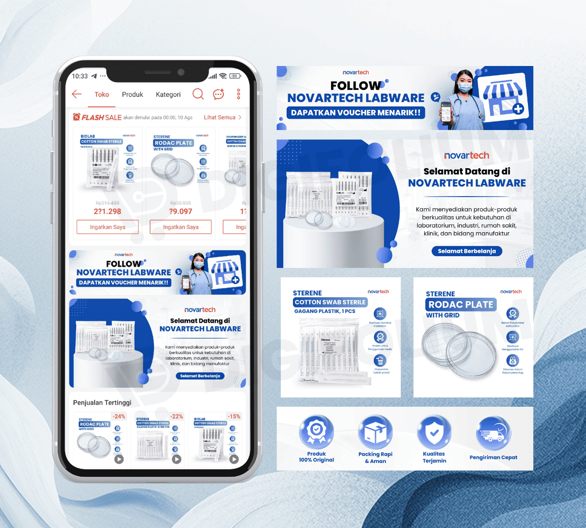 Portofolio desain marketplace Digifolium